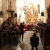 Vánoční zpívání v kostele a živý betlém