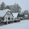 Květná pod sněhem